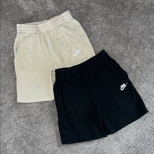 Nike Kids' Shorts in Black and Tan